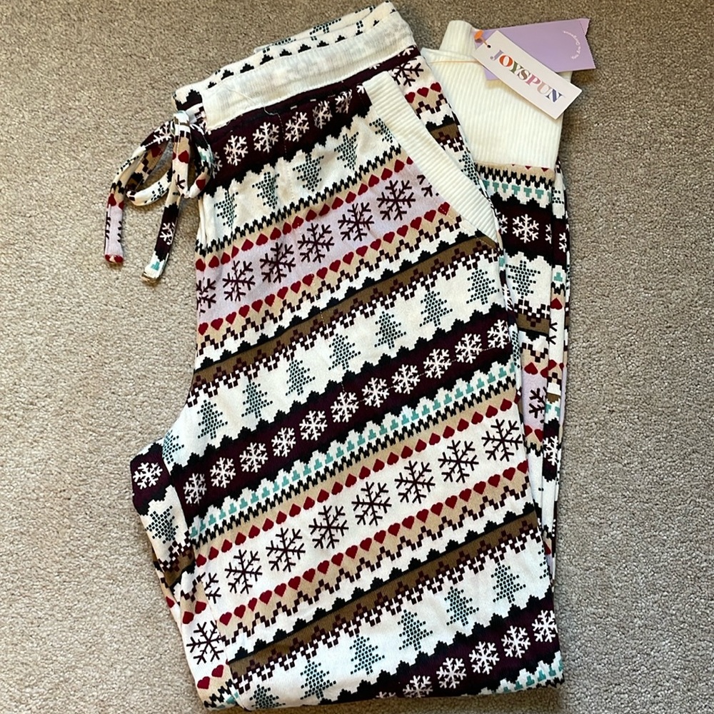 Joyspun Jogger Bottoms Christmas design